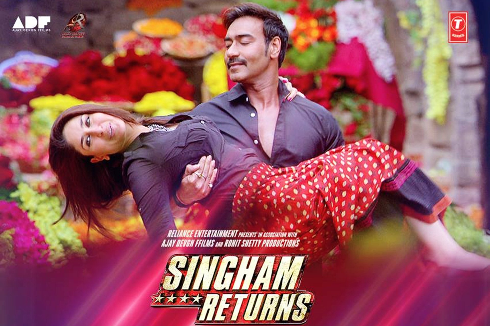 Singham Returns - Ajay Devgn and Kareena Kapoor Khan Wallpaper